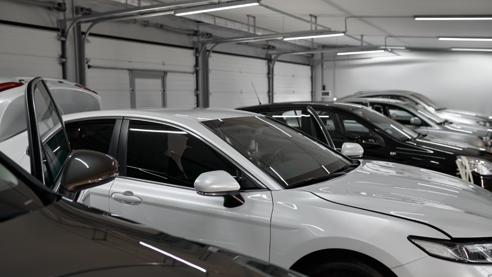 car storage car lineup